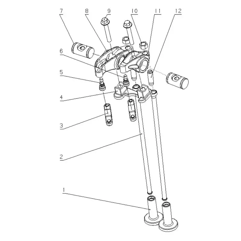Genuine YC4S140-48(S56D1) Engine Parts - Camshaft, Valve Train, Intake/Exhaust Manifold