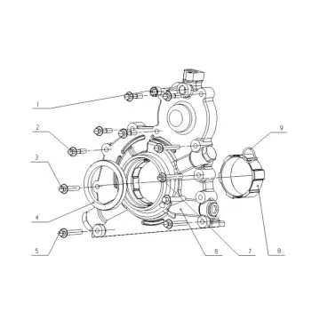 Genuine YC4S140-48(S56D1) Engine Parts - Oil Pump, Filter, Cooler, Breather