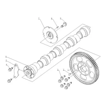 Genuine YC4S140-48(S56D1) Engine Parts - Camshaft, Valve Train, Intake/Exhaust Manifold
