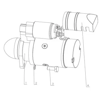 Genuine YC4F115-30(F50SA) Engine Parts - Starter, Sensor, AC Compressor, Engine Suspension
