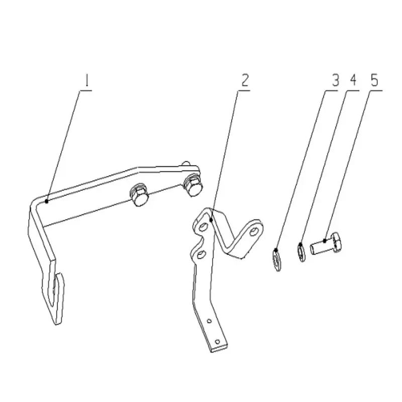 Genuine YC4D120-21(D1204) Engine Parts - Injector, Turbocharger, Radiator Hoses & Drain Switch