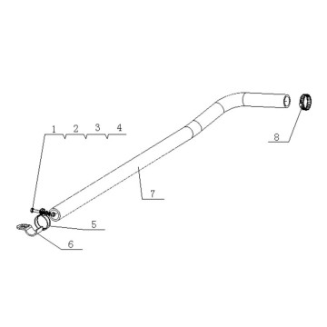 Genuine YC4D120-21(D1204) Engine Parts - Fuel Injection Pump, Filter, Supply Lines & Ventilation